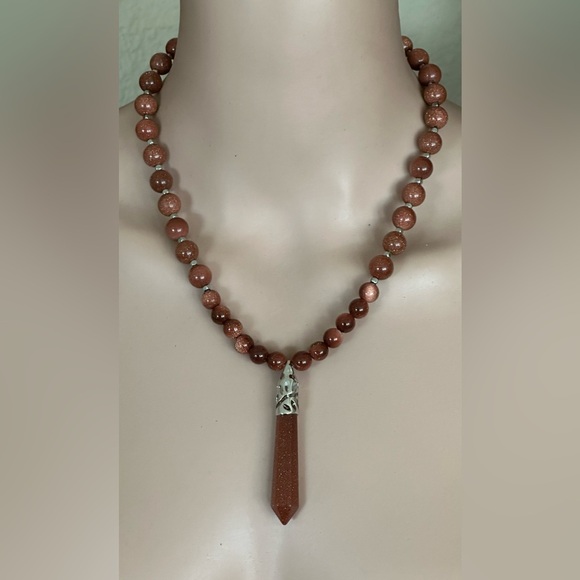 22 inch Sandstone bead Necklace NWOT - Picture 14 of 14
